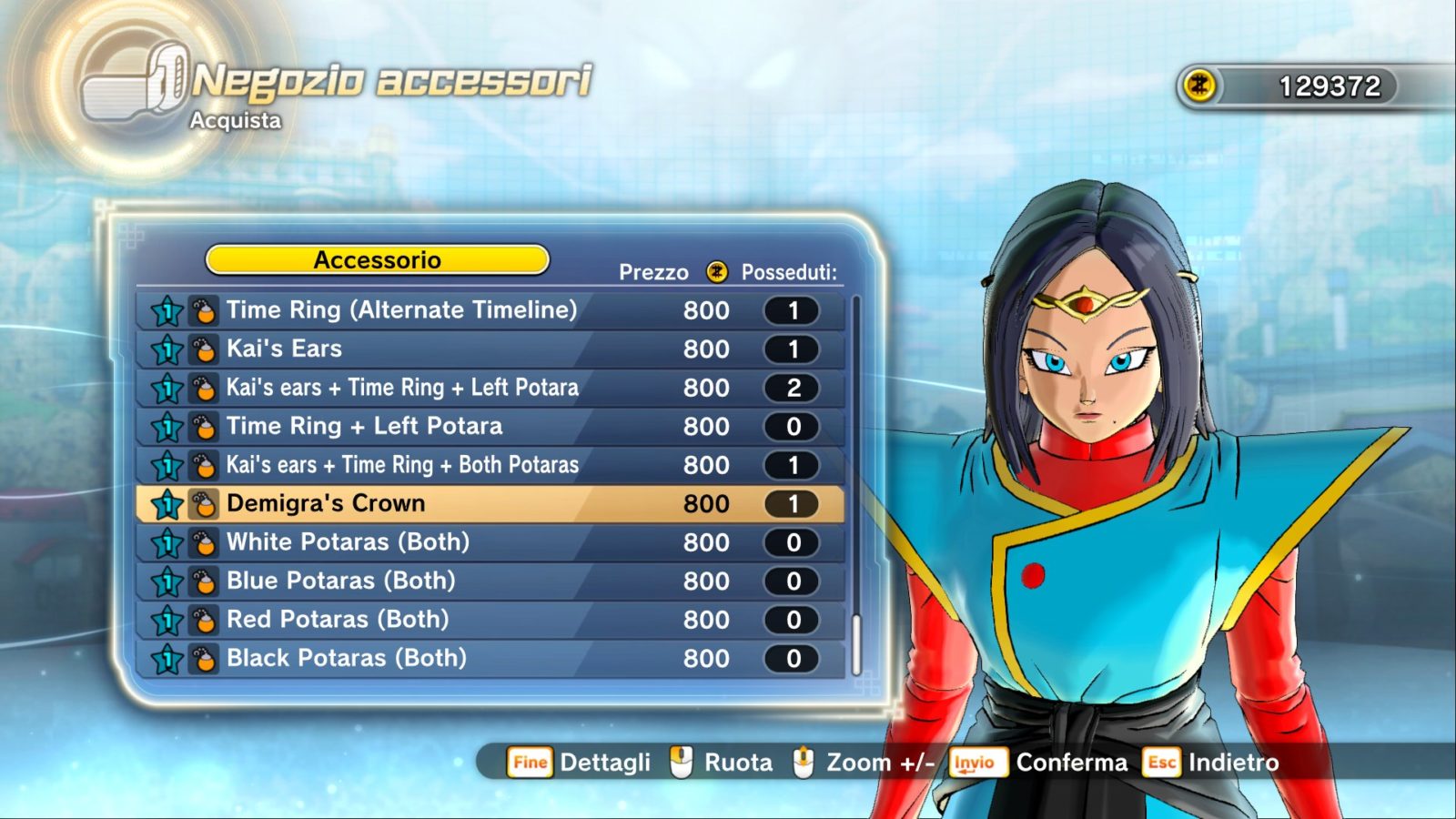 Potara Earrings Accessory – Xenoverse Mods