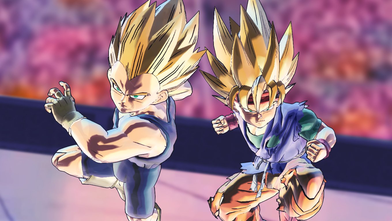 Goku jr and Vegeta jr – Xenoverse Mods