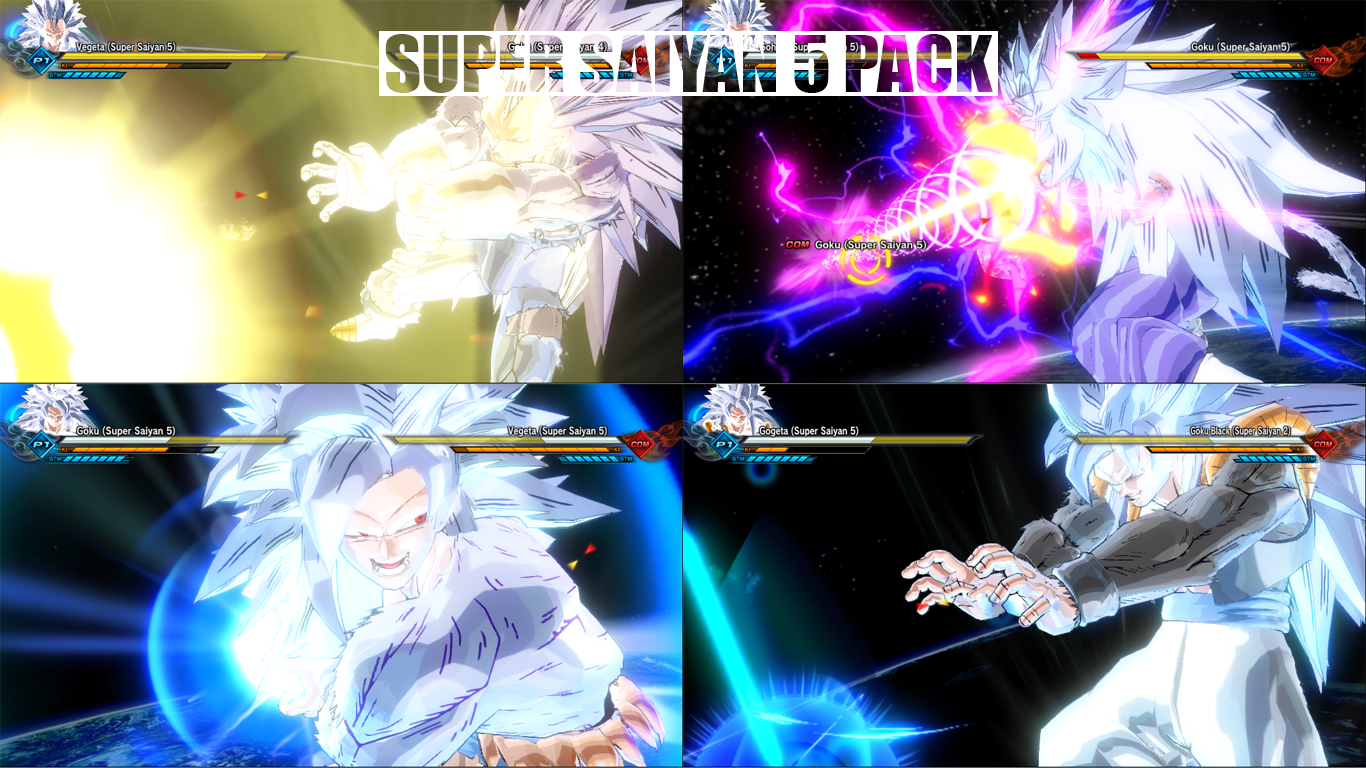 Super Saiyan 5 Pack – Xenoverse Mods