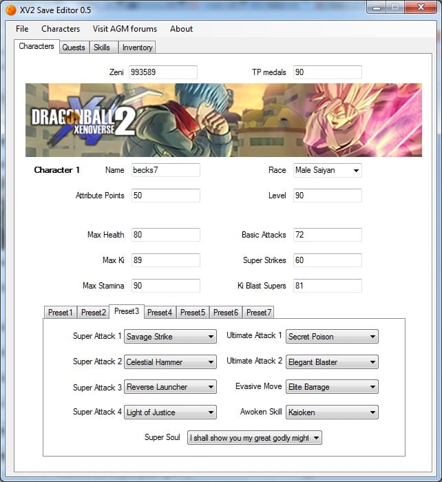 xv2 save editor 0.74