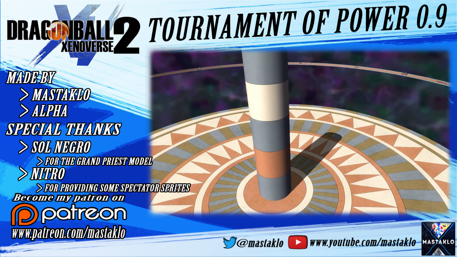 Tournament of Power Stage – Xenoverse Mods