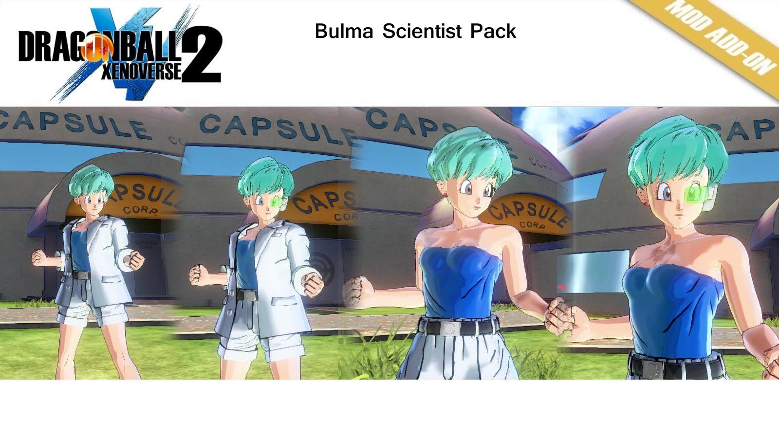 Bulma Scientist Outfit Dbz Custom Moveset Xenoverse Mods