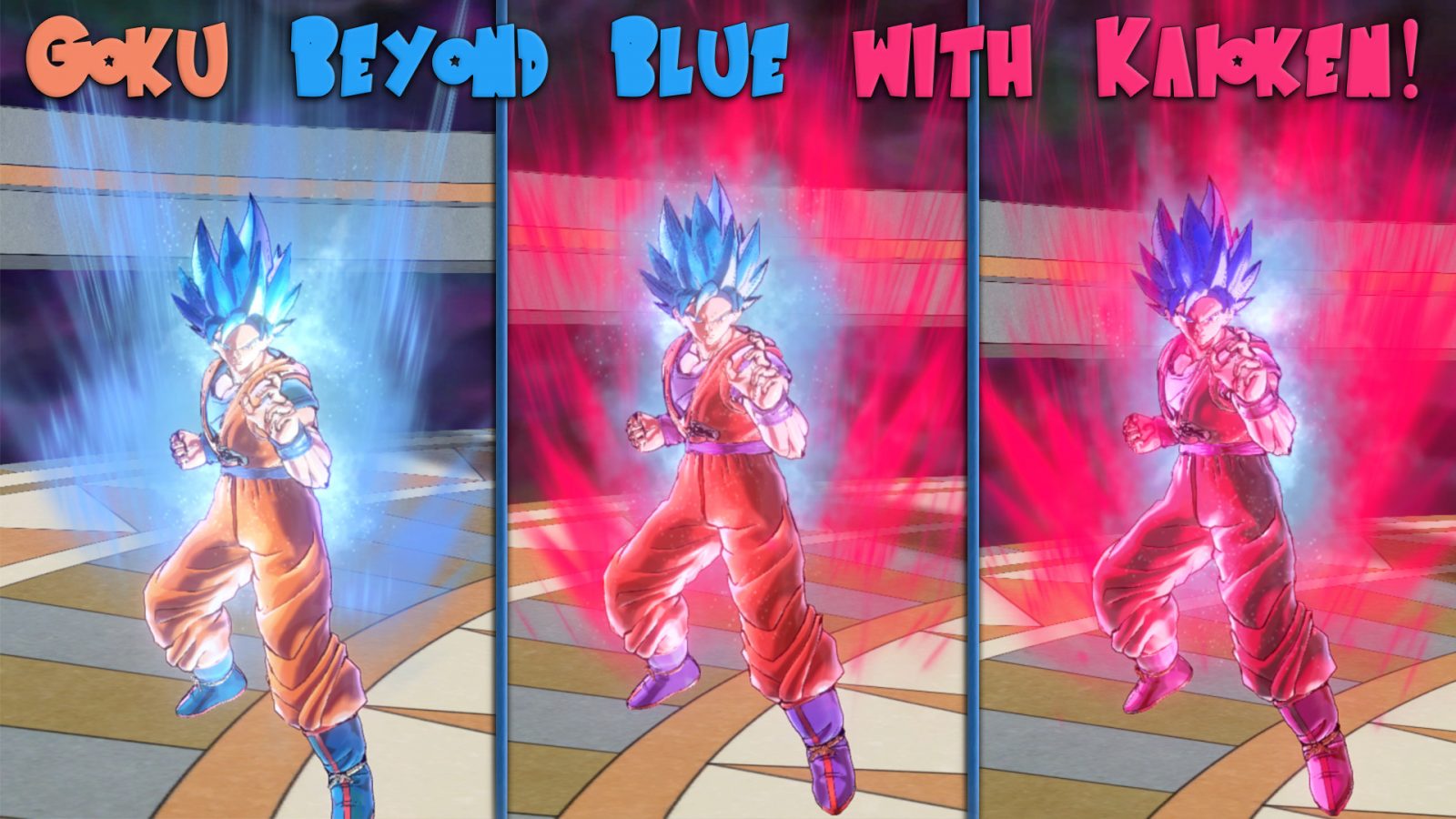 Goku Beyond Super Saiyan Blue With Kaioken – Xenoverse Mods