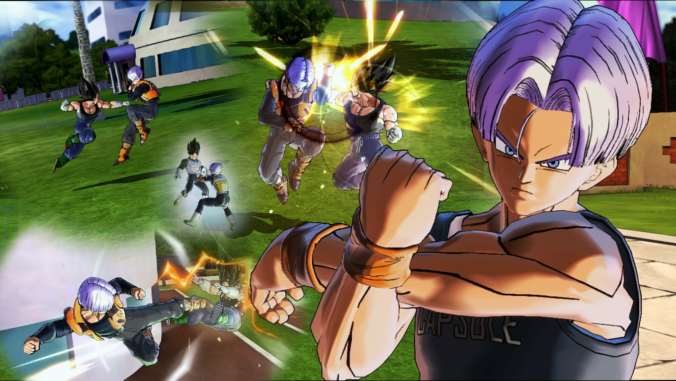 Kid Goten and Trunks damaged Gi from Movie 11 – Xenoverse Mods
