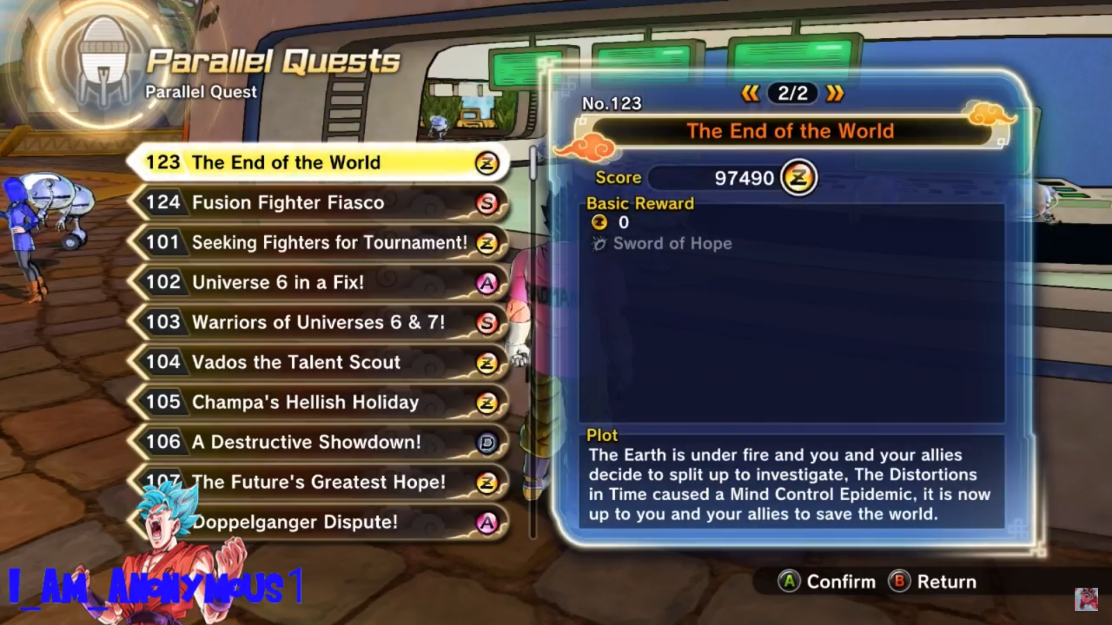 The End of the World *Director's Cut! – Xenoverse Mods