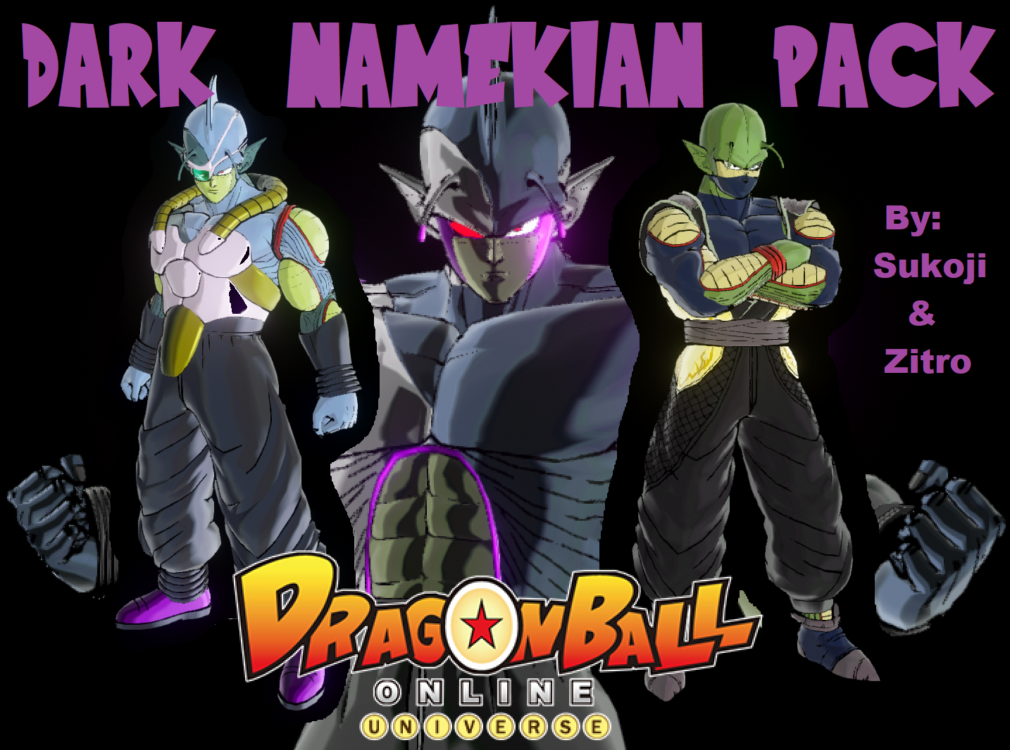 DARK NAMEKIAN PACK (Dragon Ball Online) – Xenoverse Mods