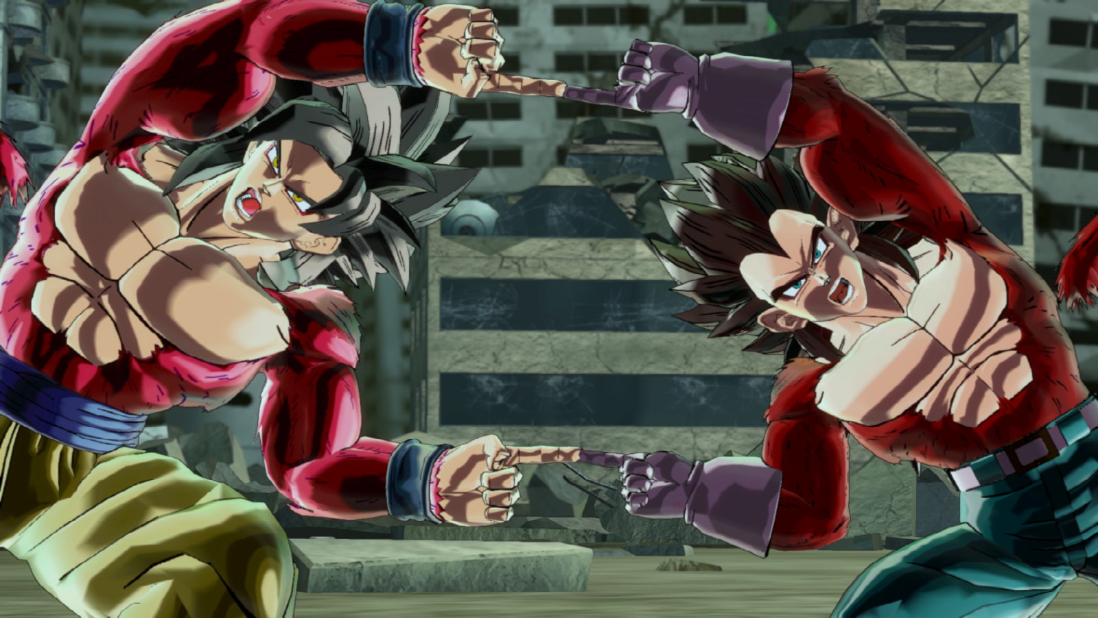 New SSJ4 Goku & Vegeta Duo Animation in Dragon Ball Xenoverse 2