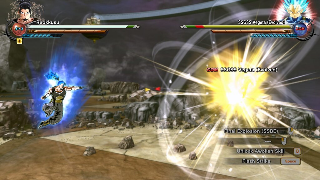 SSBE Vegeta's Final Flash Super for CaCs – Xenoverse Mods