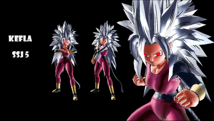 KEFLA TURNS SUPER SAIYAN 5 FOR THE VERY FIRST TIME IN DRAGON BALL XENOVERSE  2 MODS!! 