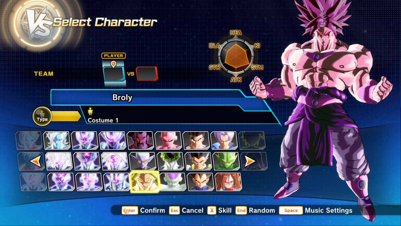 Updated Chronologically Organized Character Select Screen Xenoverse Mods