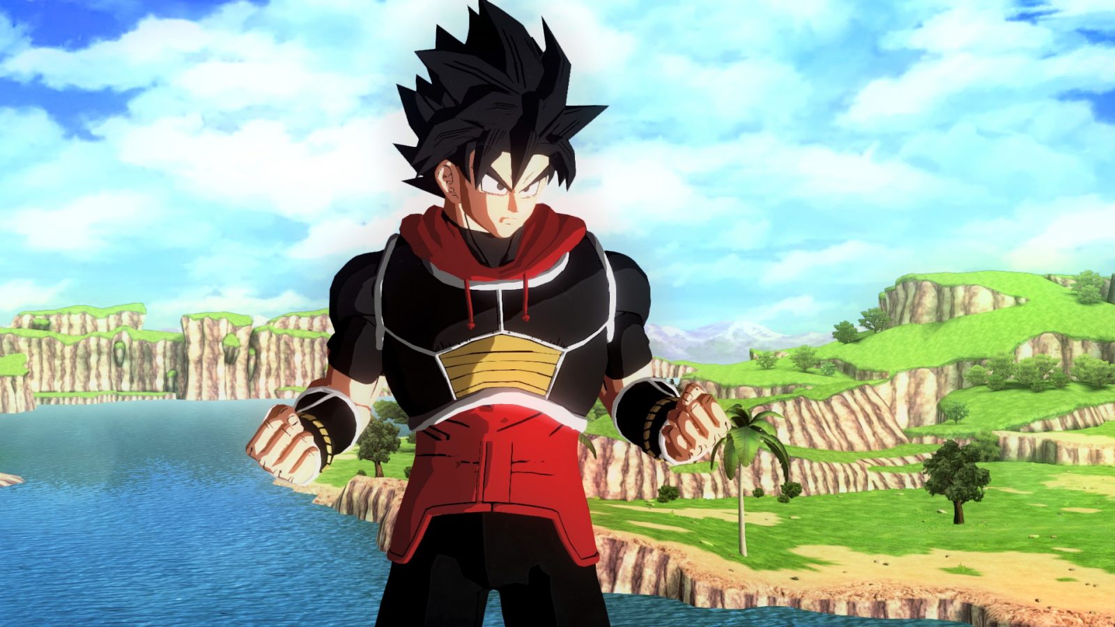 Male Hooded Saiyan Armor With Ultimate Shading R Support Xenoverse Mods