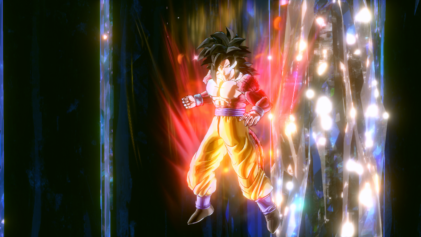 goku-ssj5-4, aura and lightning effect, yusuke_d