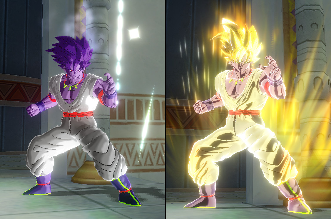 Beat hair for Male CaC (with SSj)