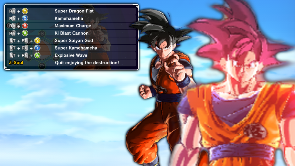 Goku's transformation into a god - wide 6