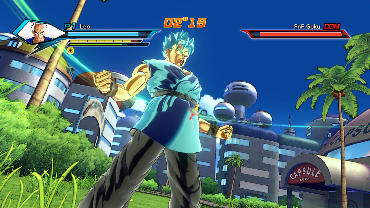 HairStyle #7 turns into future gohan ssgss/ssg blue